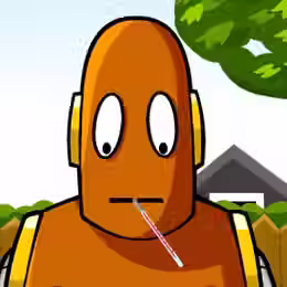 Moby with a temperature in his mouth