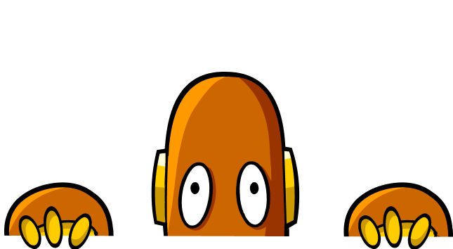 Moby, the orange robot