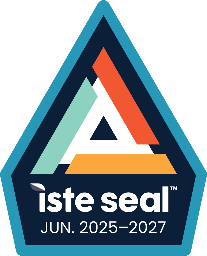ISTE Seal, June 2025-2027. BrainPOP is recognized for enhancing
best practices of digital age teaching and learning.