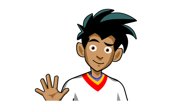 Ben, the main character from BrainPOP ELL