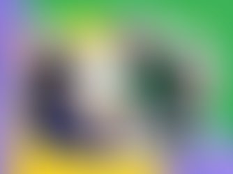 Teacher in green smiles and leans over a student using a laptop in a bright classroom, with colorful graphic border. AI icon.